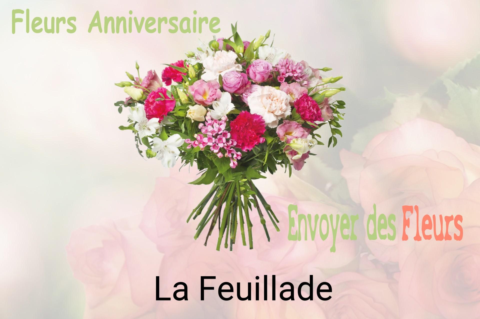 Bouquet de fleurs d’anniversaire livré à La Feuillade