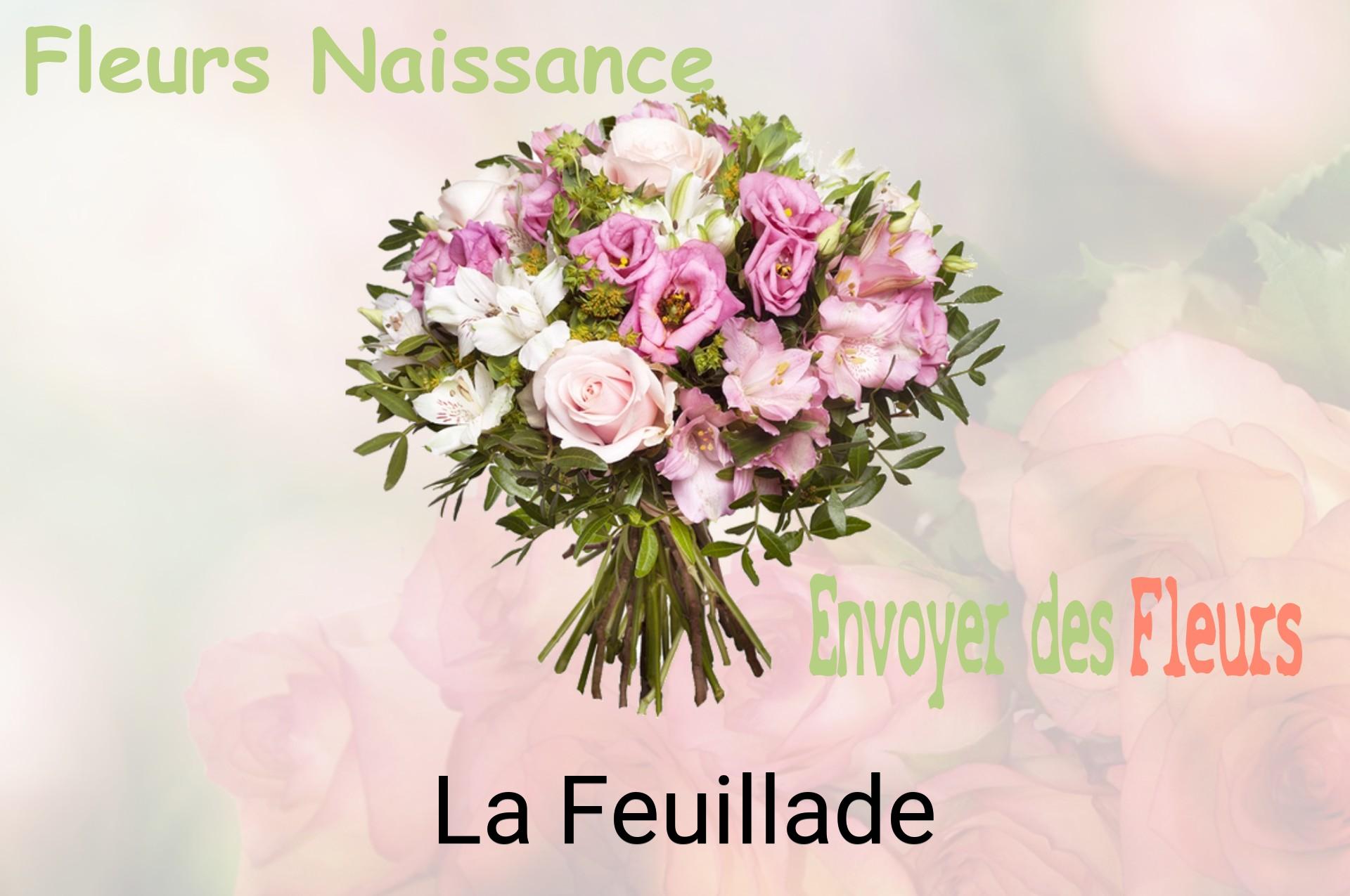 Bouquet de fleurs de naissance livré à La Feuillade